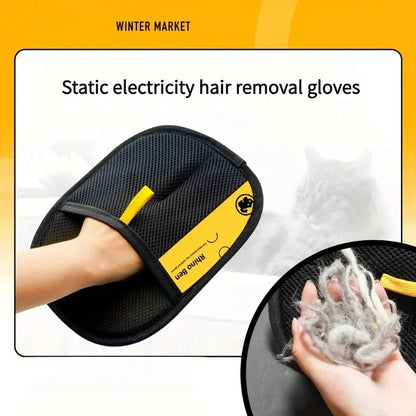 Nexora™ Premium Pet Grooming Glove – Reusable Hair Remover & Gentle Deshedding Brush for Dogs & Cats