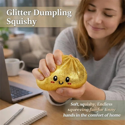 Nexora Squishy Dumpling Stress Ball – Slow Rebound Stress Relief Toy
