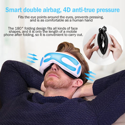 Nexora Heated Eye Massager – Rechargeable Relaxation Tool for Tired Eyes