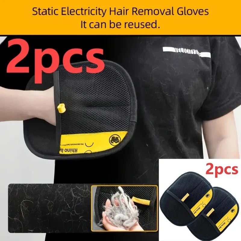 Nexora™ Premium Pet Grooming Glove – Reusable Hair Remover & Gentle Deshedding Brush for Dogs & Cats