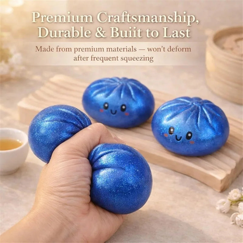 Nexora Squishy Dumpling Stress Ball – Slow Rebound Stress Relief Toy