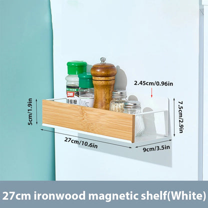 Nexora™ Magnetic Fridge Shelf – Space-Saving Spice & Kitchen Storage Organizer