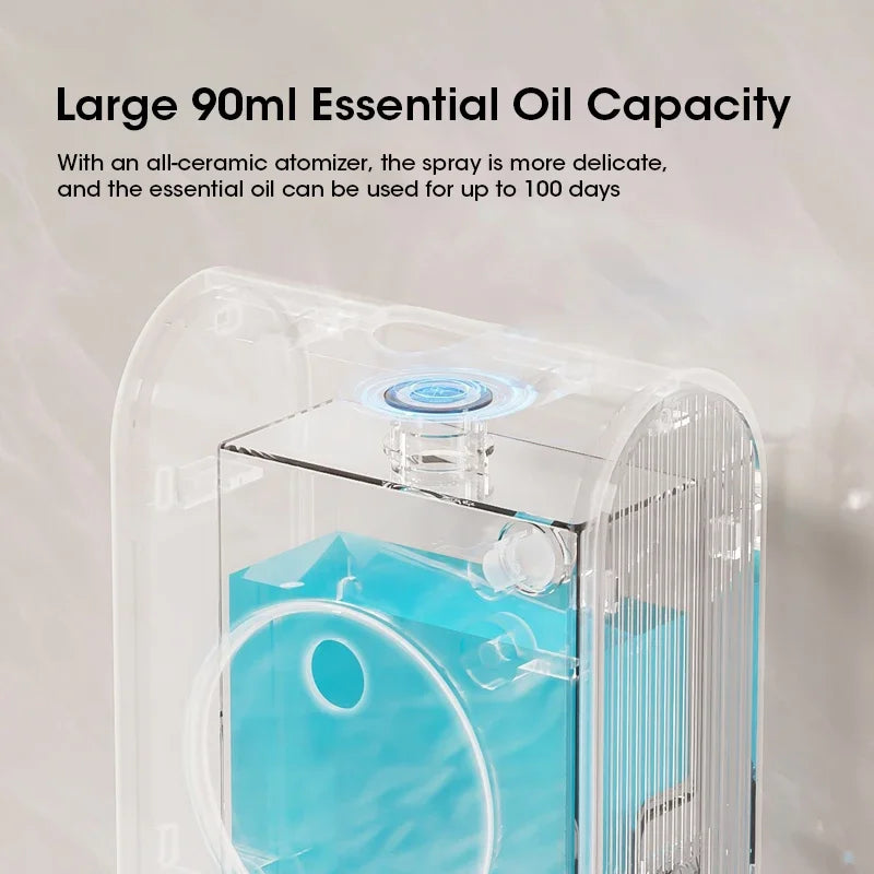 Nexora™ Smart Automatic Aroma Diffuser – Motion Sensor Home Fragrance & Digital Clock