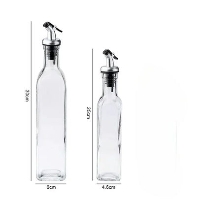 Nexora™ Glass Oil Dispenser – Leakproof Kitchen Seasoning Bottle for Oil, Vinegar & Soy Sauce