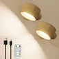 Nexora™ Magnetic Wall Lamp – Touch & Remote Control Rechargeable LED Bedside Night Light