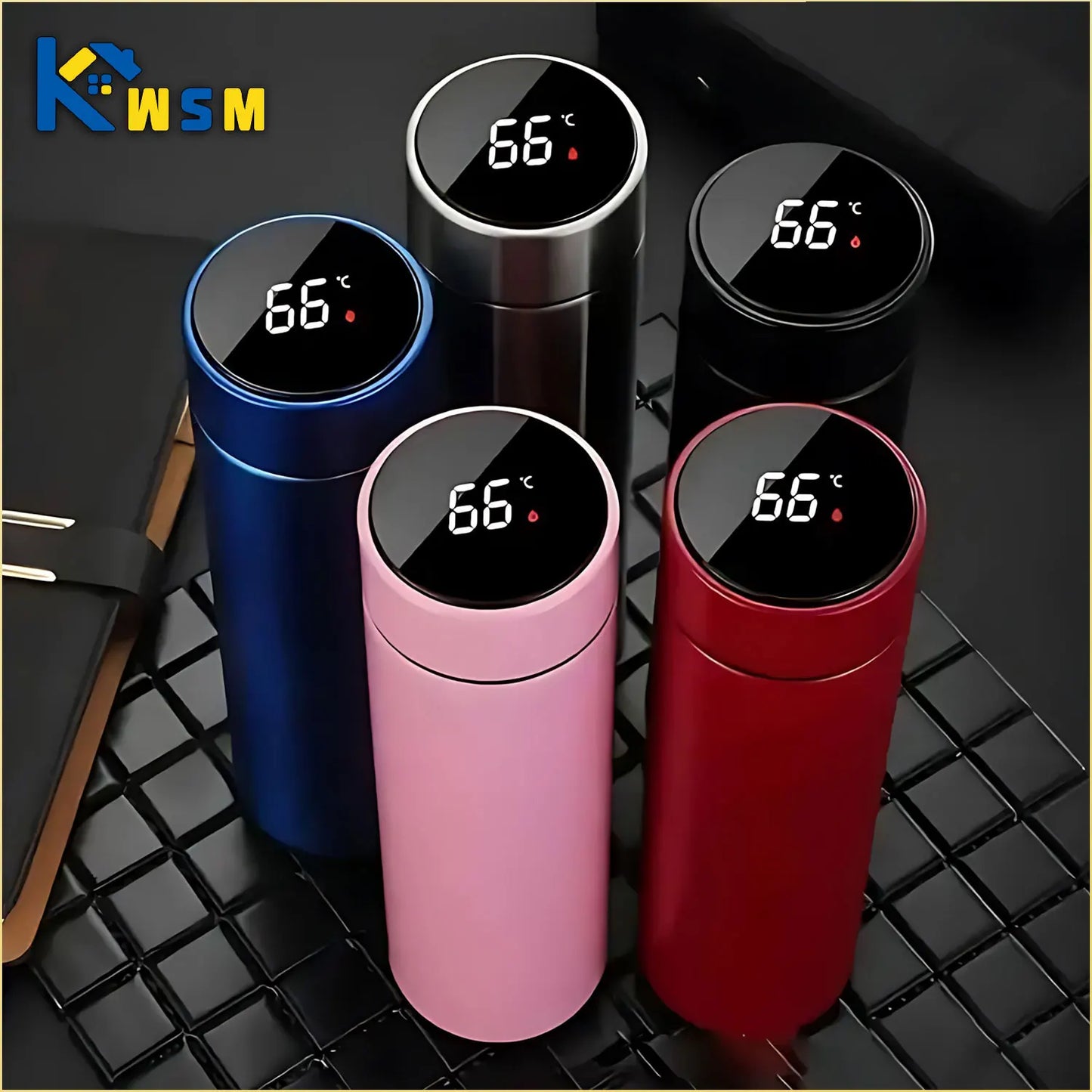 Nexora Thermo Sense™ Smart Temperature Display Vacuum Bottle – 500ml