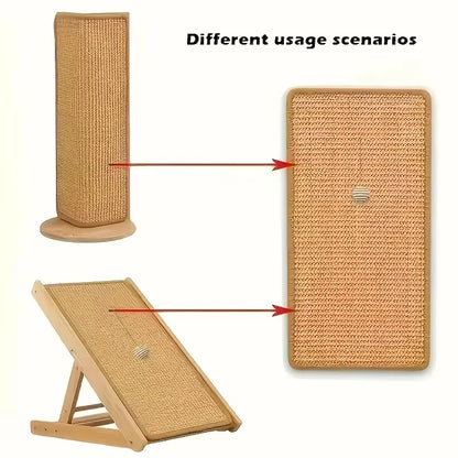 Nexora Sisal Cat Scratching Post – Space-Saving Furniture Protector with Interactive Hanging Ball
