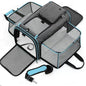Nexora Expandable Pet Carrier Bag – Breathable Foldable Travel Backpack for Cats & Small Dogs