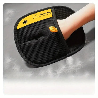 Nexora™ Premium Pet Grooming Glove – Reusable Hair Remover & Gentle Deshedding Brush for Dogs & Cats