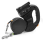 Nexora 3M Retractable LED Dog Leash – No-Tangle 360° Swivel Reflective Walking Lead for Small Dogs