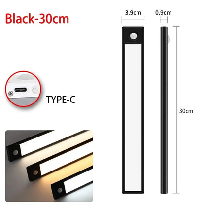 Nexora™ LED Motion Sensor Light – Wireless USB Rechargeable Under-Cabinet Night Light