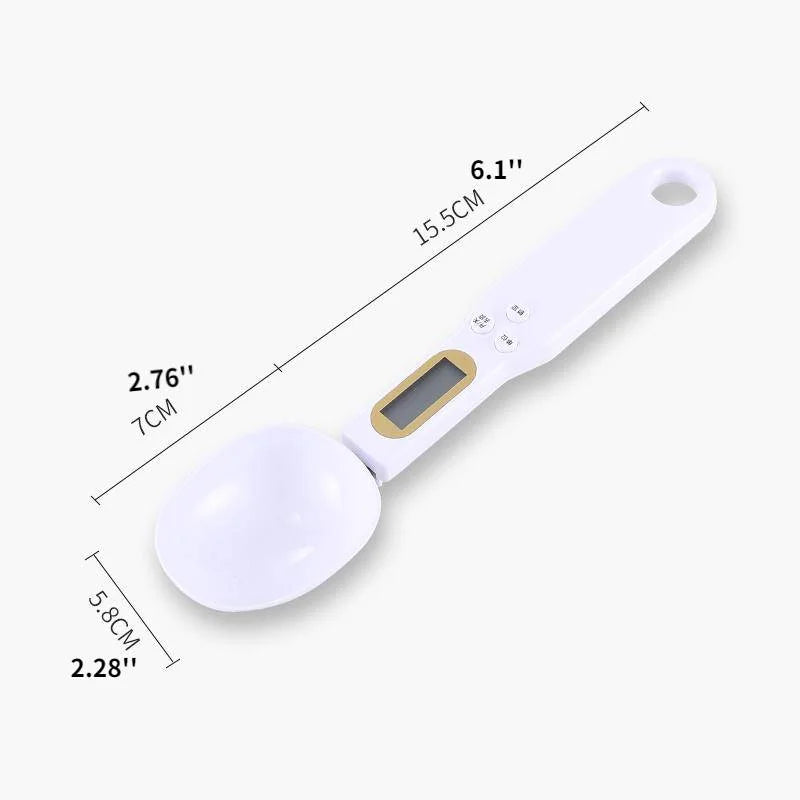 Nexora Digital Measuring Spoon Scale – LCD Kitchen Food Scale (500g / 0.5g Precision)