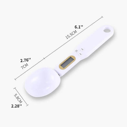 Nexora Digital Measuring Spoon Scale – LCD Kitchen Food Scale (500g / 0.5g Precision)