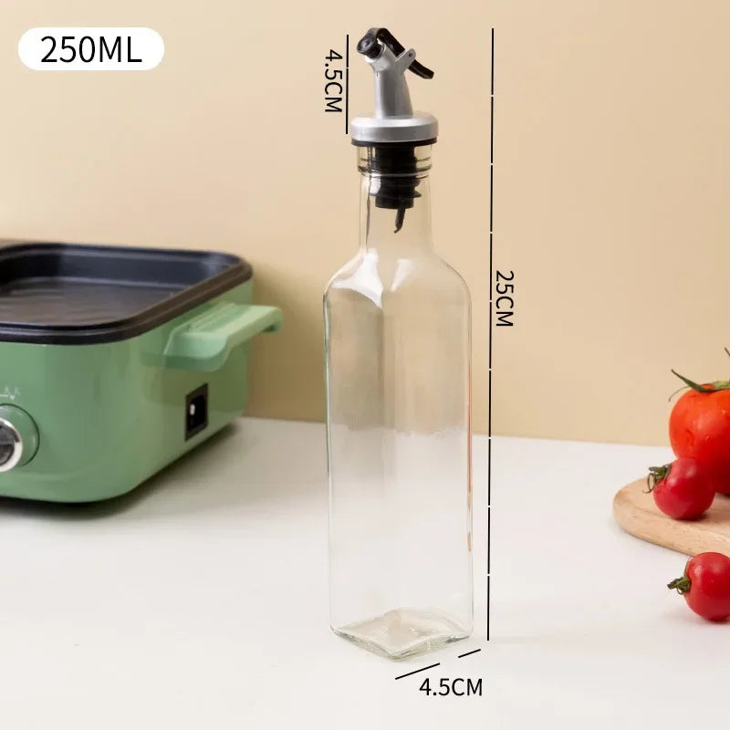 Nexora™ Glass Oil Dispenser – Leakproof Kitchen Seasoning Bottle for Oil, Vinegar & Soy Sauce
