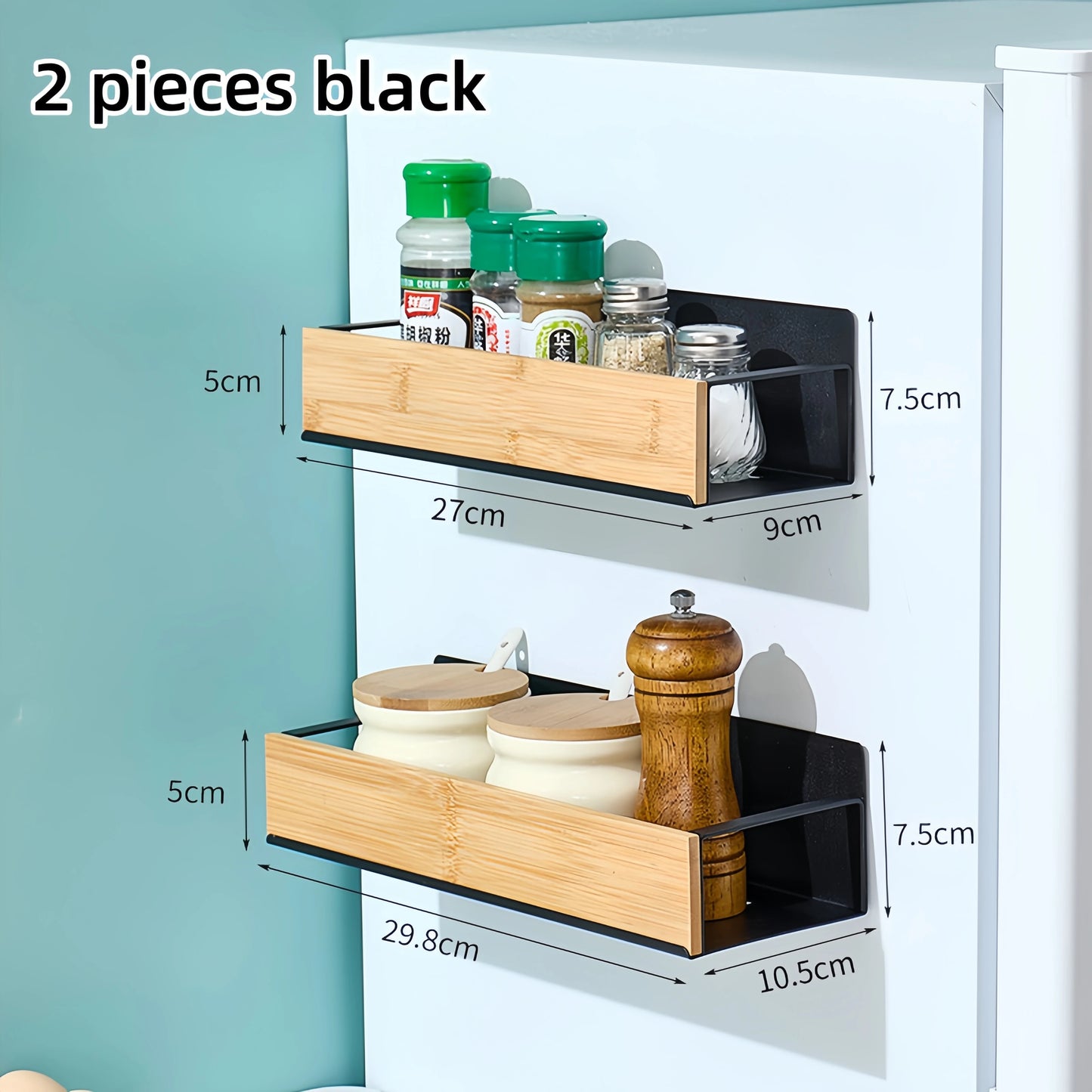 Nexora™ Magnetic Fridge Shelf – Space-Saving Spice & Kitchen Storage Organizer