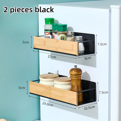Nexora™ Magnetic Fridge Shelf – Space-Saving Spice & Kitchen Storage Organizer