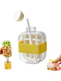 Nexora 2-in-1 Ice Bottle with Straw – Reusable Ice Cube Maker & Water Bottle
