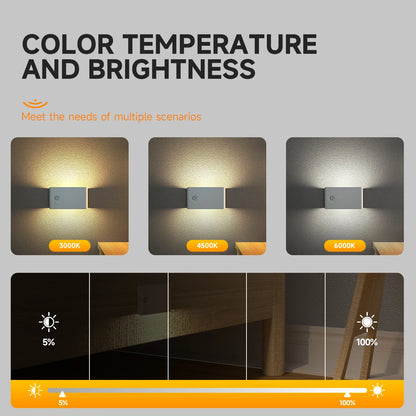 Nexora™ Motion Sensor Night Lights – Rechargeable Dimmable Magnetic LED Lights for Stairs, Hallways & Cabinets