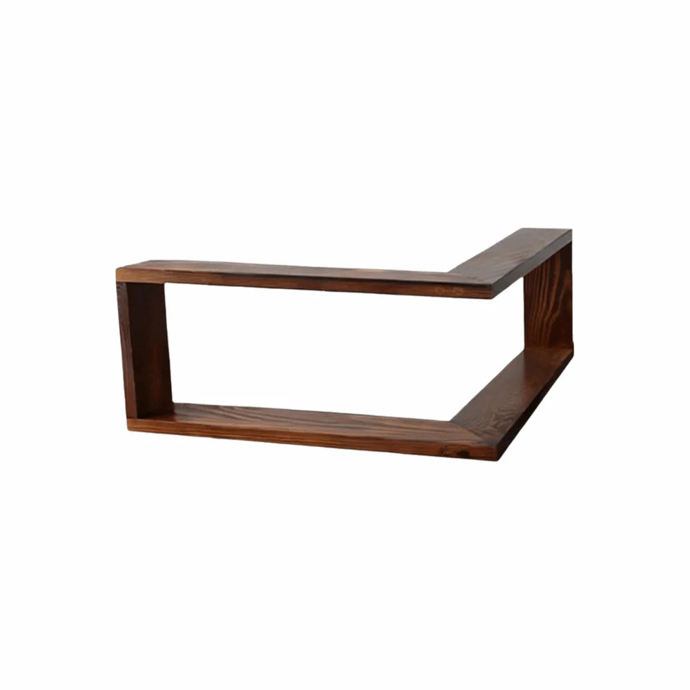 Nexora™ 90° Corner Floating Shelf – Space-Saving Wall-Mounted Display Shelf