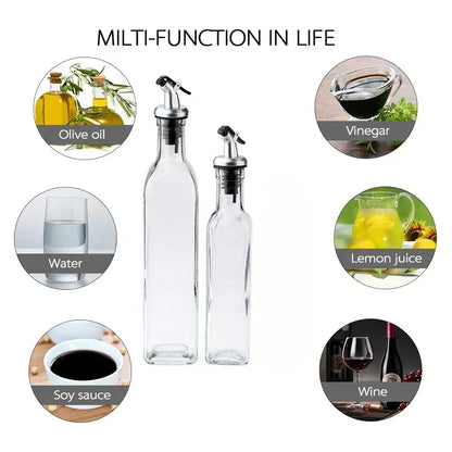 Nexora™ Glass Oil Dispenser – Leakproof Kitchen Seasoning Bottle for Oil, Vinegar & Soy Sauce