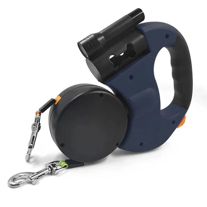 Nexora 3M Retractable LED Dog Leash – No-Tangle 360° Swivel Reflective Walking Lead for Small Dogs