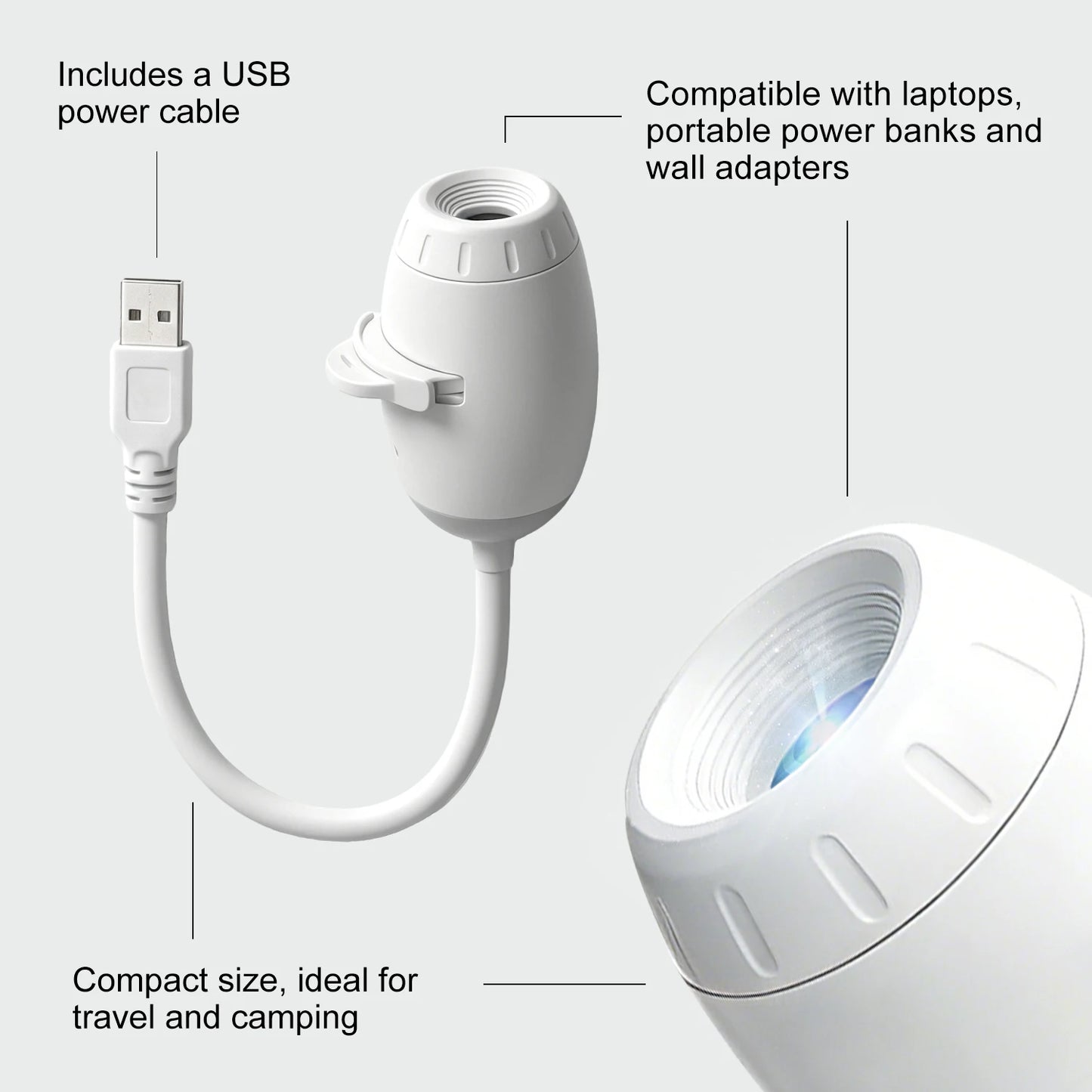 Nexora™ Galaxy Star Projector Night Light – 2-in-1 Ambient Mood Lamp for Bedroom, Car & Home