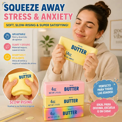 Squishy Butter Stick Fidget Toy – Stretchy Stress Relief & Sensory Toy