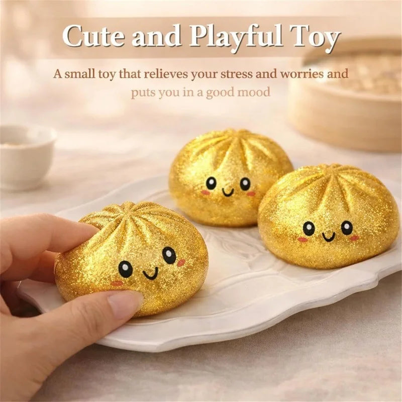 Nexora Squishy Dumpling Stress Ball – Slow Rebound Stress Relief Toy