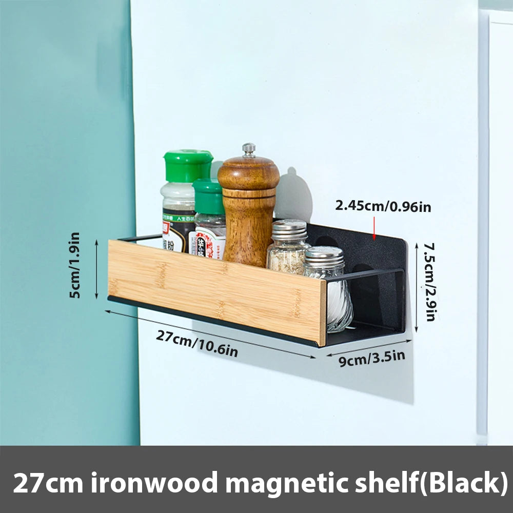 Nexora™ Magnetic Fridge Shelf – Space-Saving Spice & Kitchen Storage Organizer
