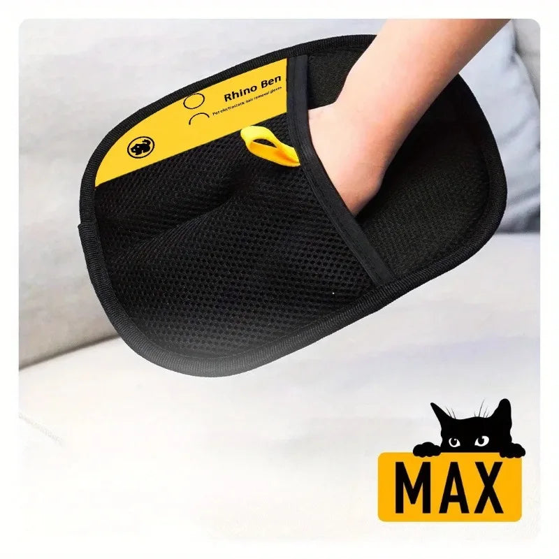 Nexora™ Premium Pet Grooming Glove – Reusable Hair Remover & Gentle Deshedding Brush for Dogs & Cats