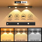 Nexora™ Ultra-Thin Motion Sensor LED Light – Wireless USB Rechargeable Under-Cabinet Night Light