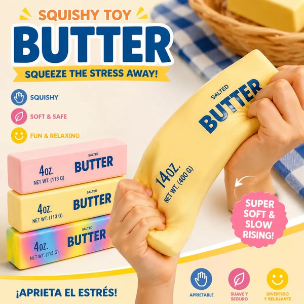 Squishy Butter Stick Fidget Toy – Stretchy Stress Relief & Sensory Toy