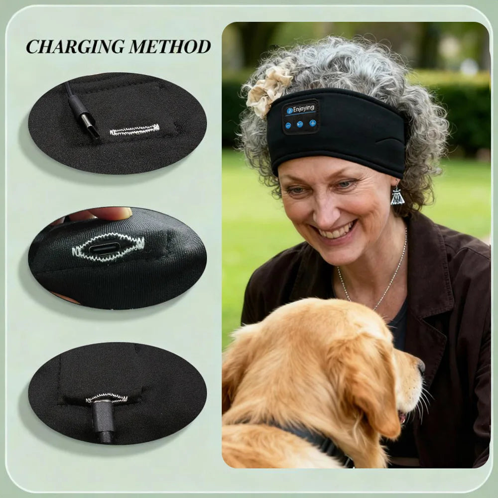 Nexora Bluetooth Sleep Mask – Wireless Music Eye Mask for Relaxation & Travel