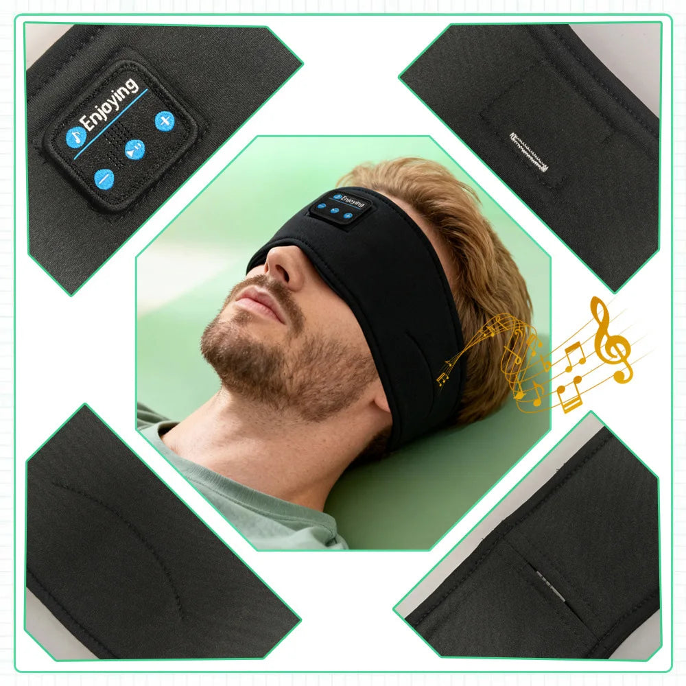 Nexora Bluetooth Sleep Mask – Wireless Music Eye Mask for Relaxation & Travel