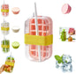 Nexora 2-in-1 Ice Bottle with Straw – Reusable Ice Cube Maker & Water Bottle