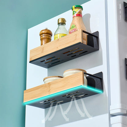 Nexora™ Magnetic Fridge Shelf – Space-Saving Spice & Kitchen Storage Organizer