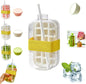 Nexora 2-in-1 Ice Bottle with Straw – Reusable Ice Cube Maker & Water Bottle