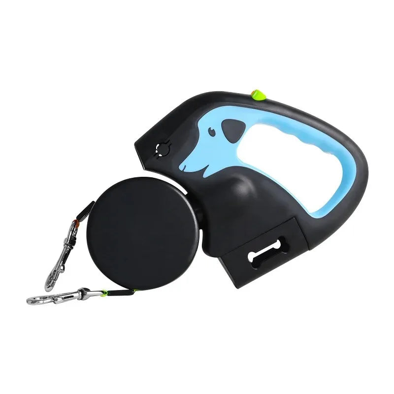 Nexora 3M Retractable LED Dog Leash – No-Tangle 360° Swivel Reflective Walking Lead for Small Dogs