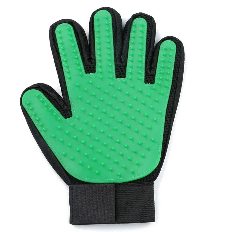Nexora™ Silicone Pet Grooming Glove – Gentle Hair Remover & Bath Brush for Dogs & Cats