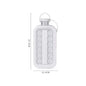 Nexora 2-in-1 Folding Ice Cube Water Bottle with Silicone Ice Mould – Reusable Ice Maker Bottle