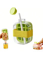 Nexora 2-in-1 Ice Bottle with Straw – Reusable Ice Cube Maker & Water Bottle