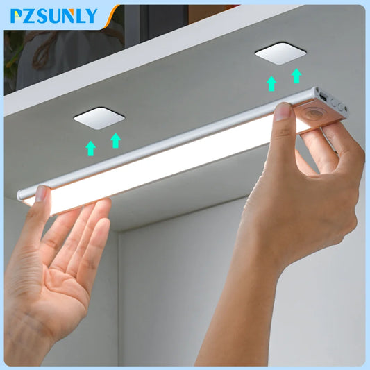 Nexora™ LED Motion Sensor Light – Wireless USB Rechargeable Under-Cabinet Night Light