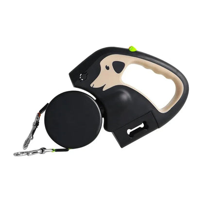 Nexora 3M Retractable LED Dog Leash – No-Tangle 360° Swivel Reflective Walking Lead for Small Dogs
