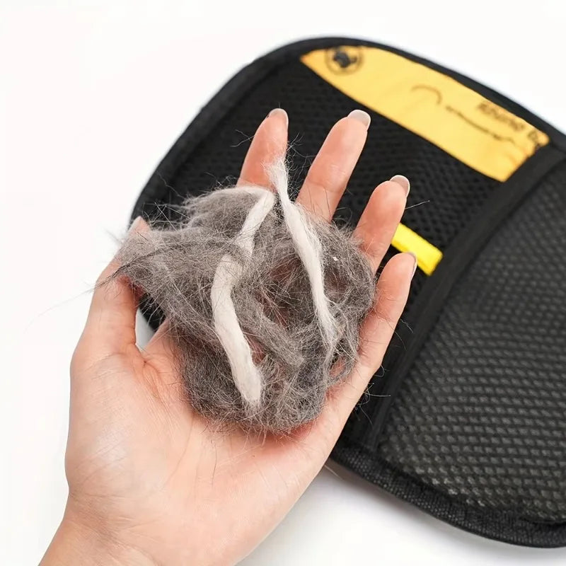 Nexora™ Premium Pet Grooming Glove – Reusable Hair Remover & Gentle Deshedding Brush for Dogs & Cats