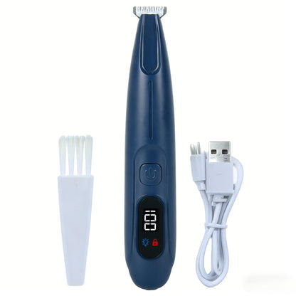 Nexora™ 2-in-1 Pet Grooming Kit – Waterproof Hair Trimmer with LED & UV Light for Dogs & Cats
