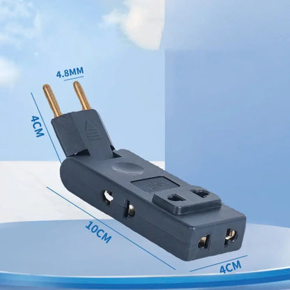 Nexora™ 180° Rotating Power Outlet Extender – Adjustable Length Space-Saving Socket Expander for Nightstands