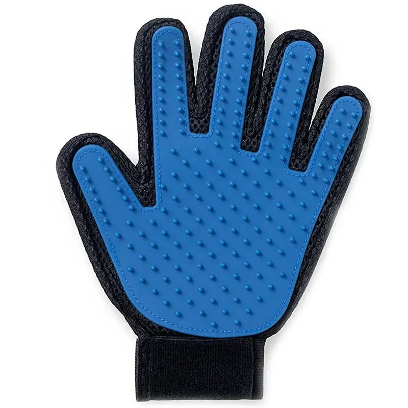 Nexora™ Silicone Pet Grooming Glove – Gentle Hair Remover & Bath Brush for Dogs & Cats