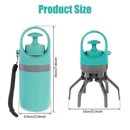Nexora™ Portable Dog Pooper Scooper – No-Touch Waste Picker with Built-In Bag Dispenser