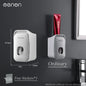 Nexora Automatic Toothpaste Dispenser – Wall Mounted Bathroom Organizer