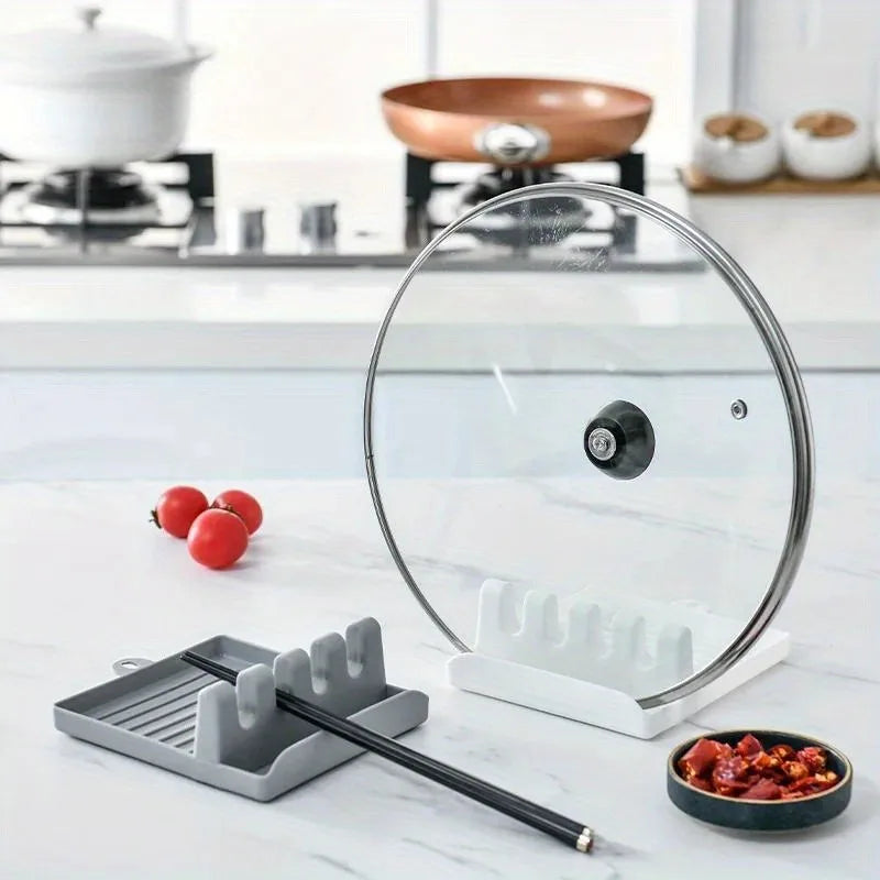 Nexora™ Multi-Functional Kitchen Utensil Holder – Countertop Organizer for Spoons, Spatulas & Pot Lids